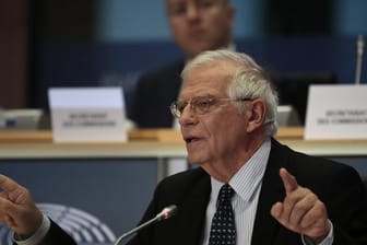 Der EU-Außenbeauftragte Josep Borrell bei einer Anhörung im Europäischen Parlament.