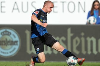 Paderborns Sven Michel ist mit seinem Siegtreffer in der Nachspielzeit zum Matchwinner geworden.