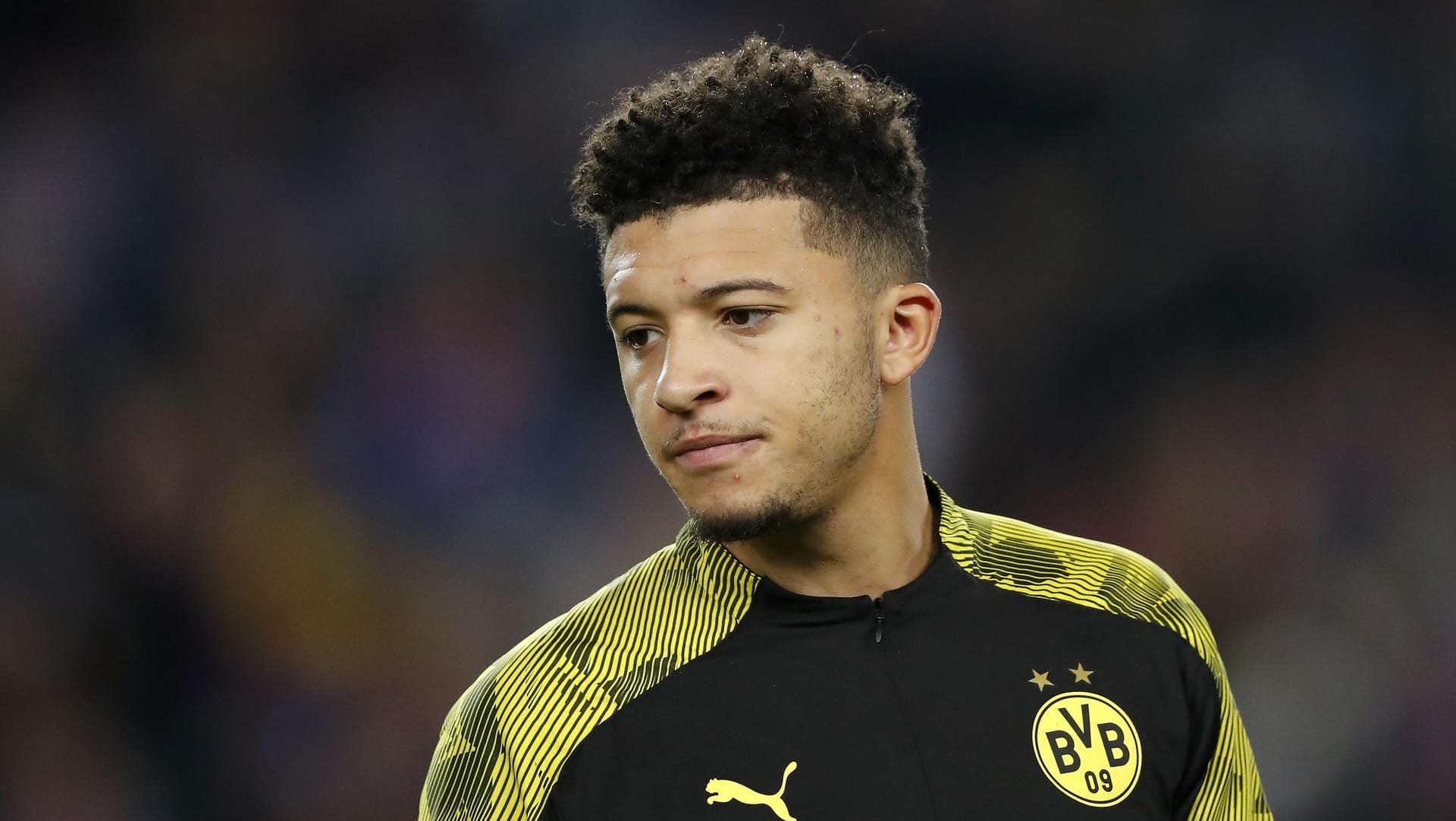 Bleibt er in Dortmund oder geht er bald? Michael Zorc hat sich zur Zukunft von BVB-Profi Jadon Sancho (Bild) geäußert.