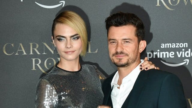 Orlando Bloom und Cara Delevingne bei der Premiere der Amazon-Serie "Carnival Row" in Berlin.