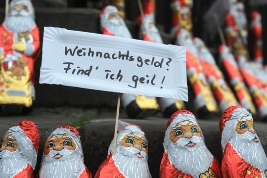 Eine rechtliche Grundlage für den Anspruch auf Weihnachtsgeld gibt es nicht.