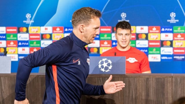 Mit RB auf dem Sprung Richtung Gruppensieg: Leipzig-Coach Julian Nagelsmann. Mit RB auf dem Sprung Richtung Gruppensieg: Leipzig-Coach Julian Nagelsmann.