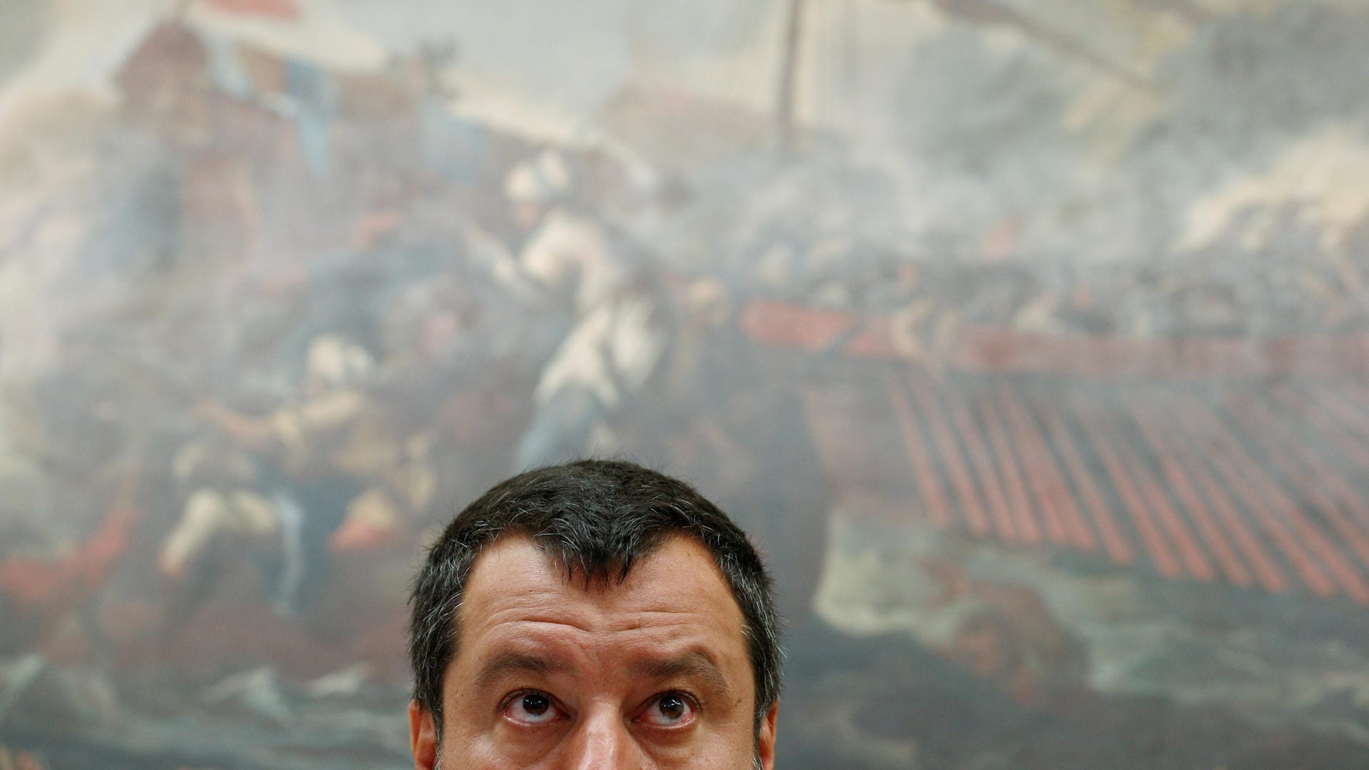 Der ehemalige Vizepremier Matteo Salvini: Er hält die Regierung in Italien ungewollt zusammen – und könnte doch bald schon ihr Untergang sein. Der ehemalige Vizepremier Matteo Salvini: Er hält die Regierung in Italien ungewollt zusammen – und könnte doch bald schon ihr Untergang sein.