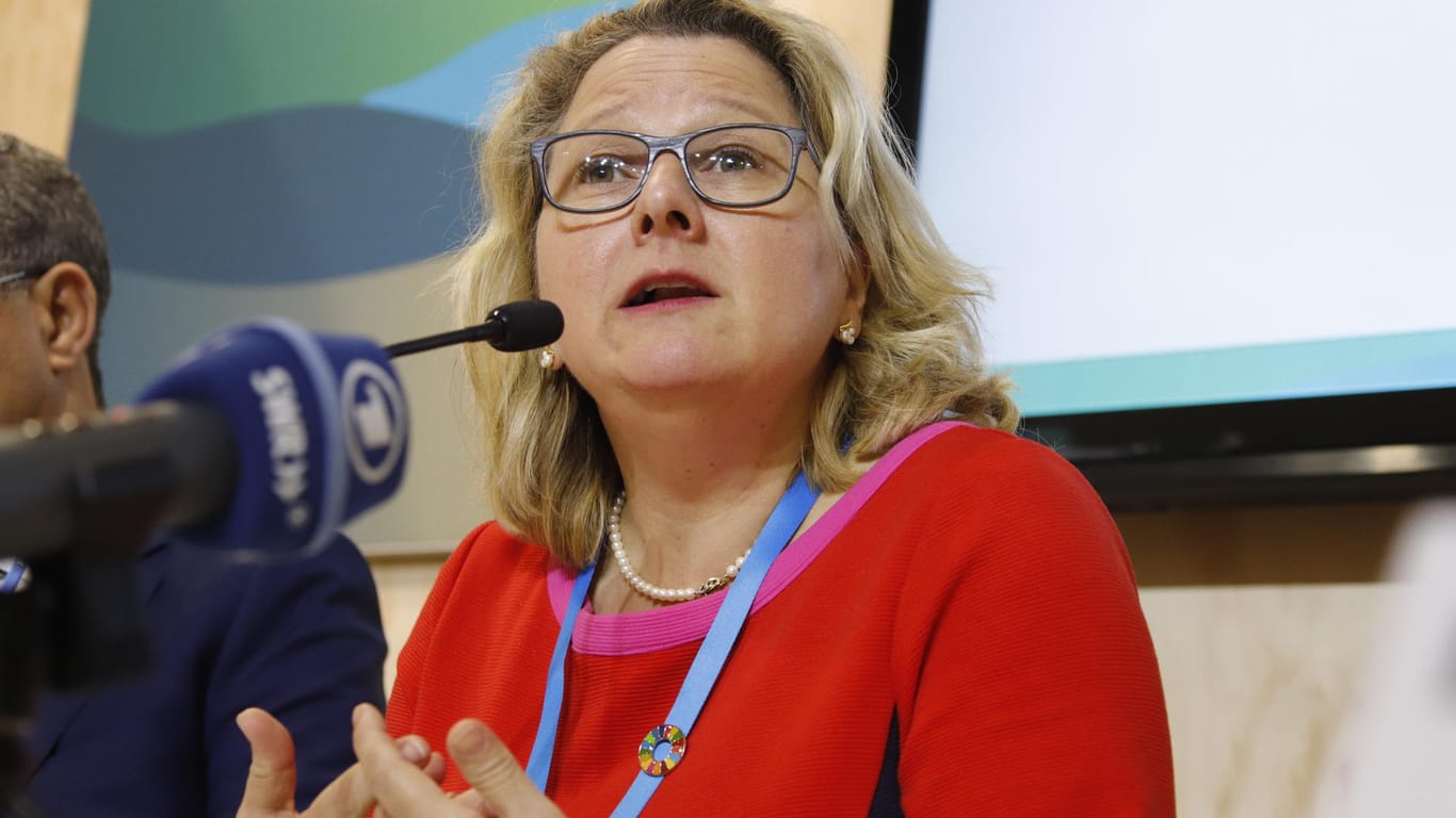Svenja Schulze auf der 25. UN-Klimakonferenz in Madrid: Sie wolle mit 30 Millionen Euro die Ärmsten unterstützen.