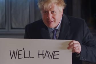 Werbespot mit Boris Johnson: In diesem Video überbringt der britische Politiker seinen Wählern und Wählerinnen eine Botschaft.