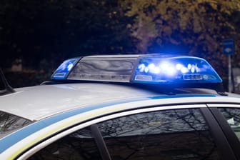 Polizeiwagen mit Blaulicht: In Teterow sind zwei Männer im Streit um eine Frau aufeinander losgegangen. (Symbolbild)