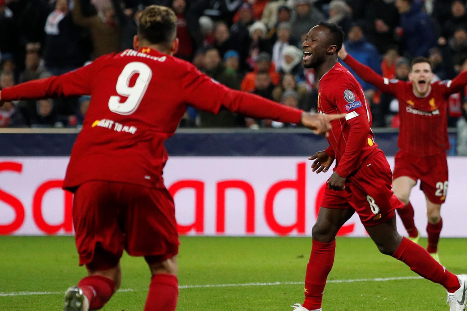 Naby Keita (M.) erzielte das erlösende 1:0 für Liverpool.
