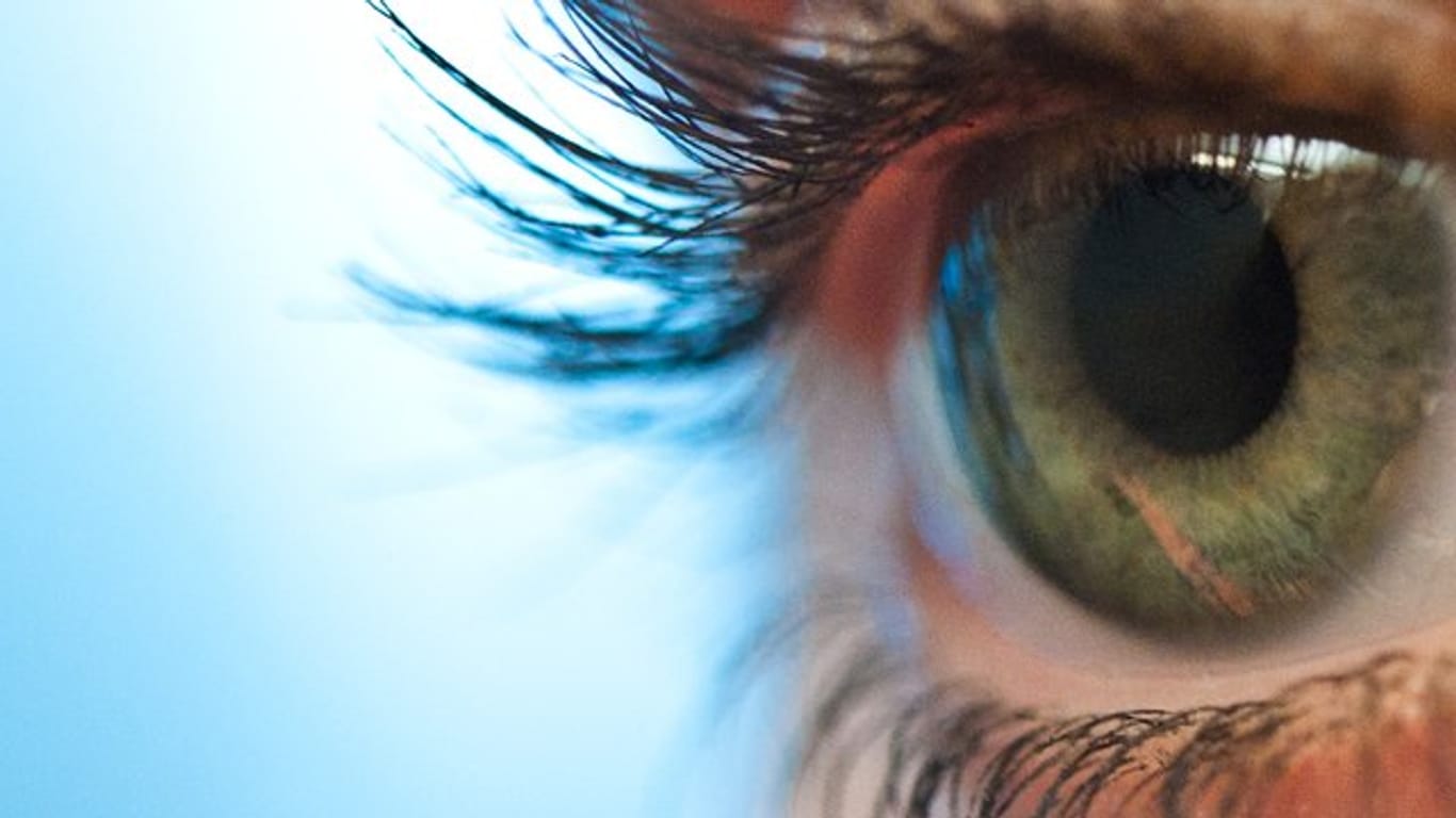 Ein Auge: Die Netzhaut im Auge kann Löcher bekommen und sich sogar ganz ablösen.