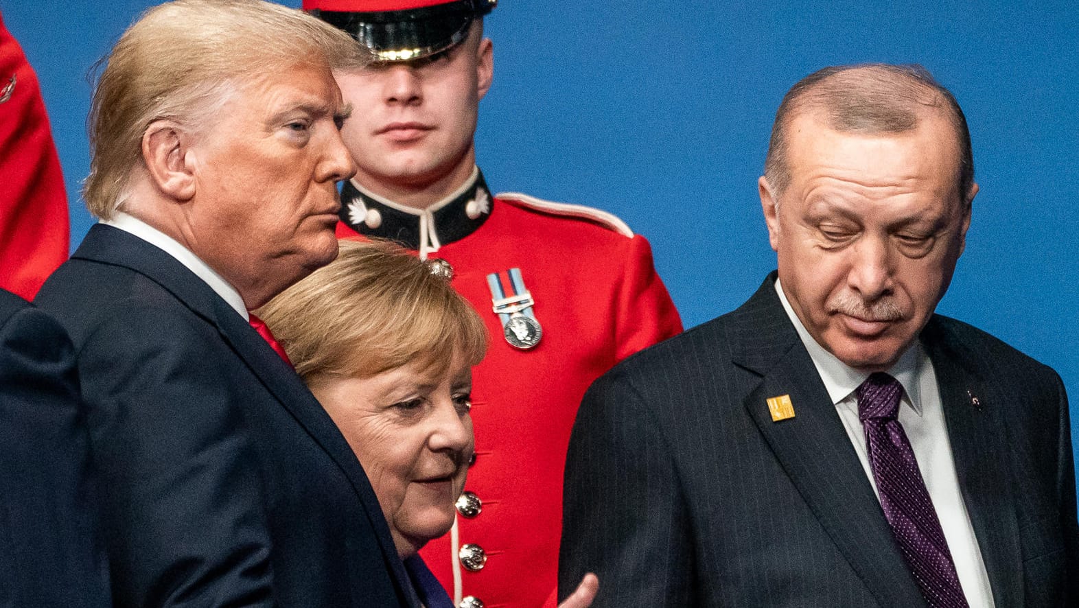 Donald Trump und Recep Tayyip Erdogan auf dem Nato-Gipfel: Die Türkei droht den USA mit einer Reaktion.