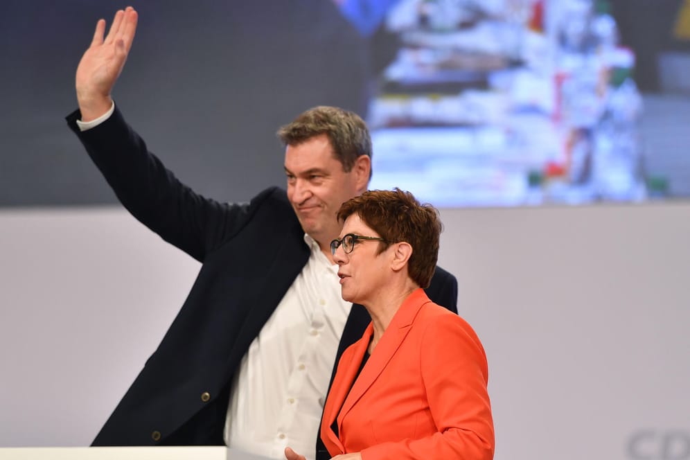 Söder und Kramp-Karrenbauer: Die Unions-Spitze trifft sich in wenigen Tagen mit den neu gewählten SPD-Chefs.