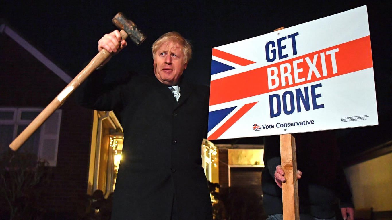 Boris Johnson setzt im Wahlkampf nur auf ein Thema - Brexit! Brexit! Brexit!