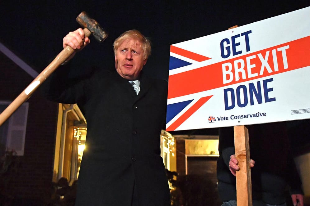 Boris Johnson setzt im Wahlkampf nur auf ein Thema - Brexit! Brexit! Brexit!