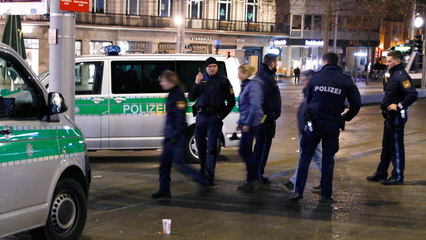 Der Tatort in Augsburg, an dem ein 49 Jahre alter Feuerwehrmann erschlagen wurde.