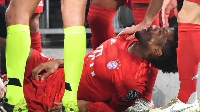 Coman verletzte sich gegen Tottenham Hotspur am linken Knie.
