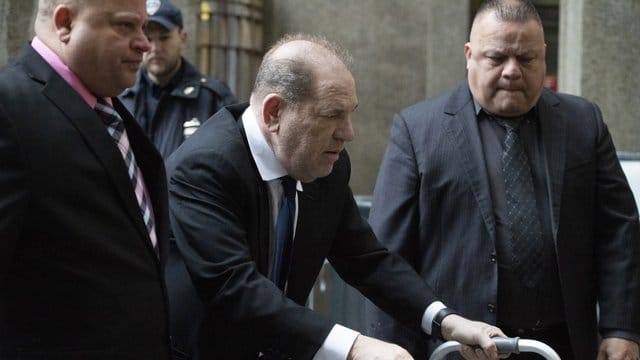 Angeklagt: Harvey Weinstein kommt zu einer Gerichtsverhandlung.