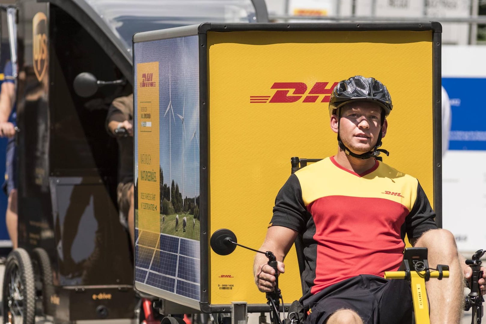 Ein Lastenrad, das das Land Berlin in einem Modellprojekt testet: Solche Räder könnten zukünftig auch in Hagen unterwegs sein.