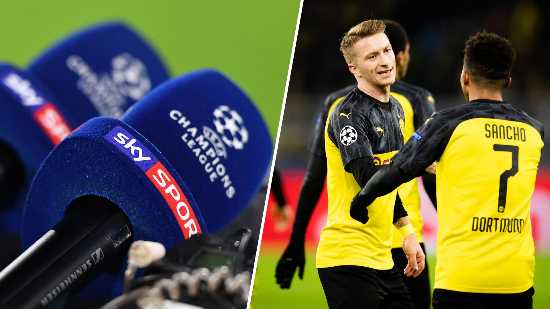 Die BVB-Spiele in der Champions League auf Sky sehen? Ab der Saison 2021/22 gehört das der Vergangenheit an.