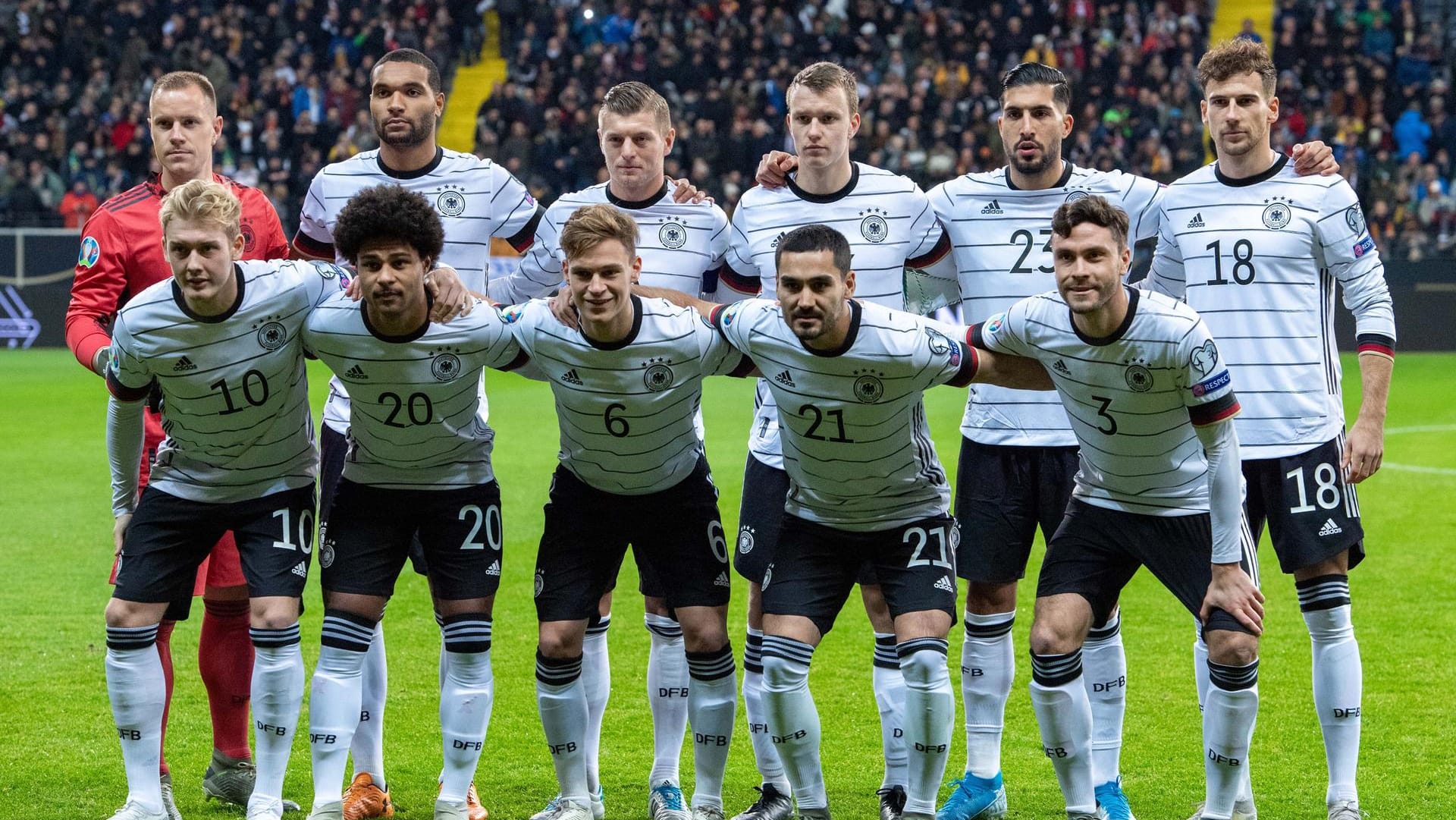 Das Jahr 2019 verlief für die deutsche Nationalmannschaft gut. Von den zehn Spielen des Jahres hat die Löw-Elf nur eines verloren. t-online.de hat Bilanz gezogen und die Durchschnittsnote jedes Spielers errechnet.