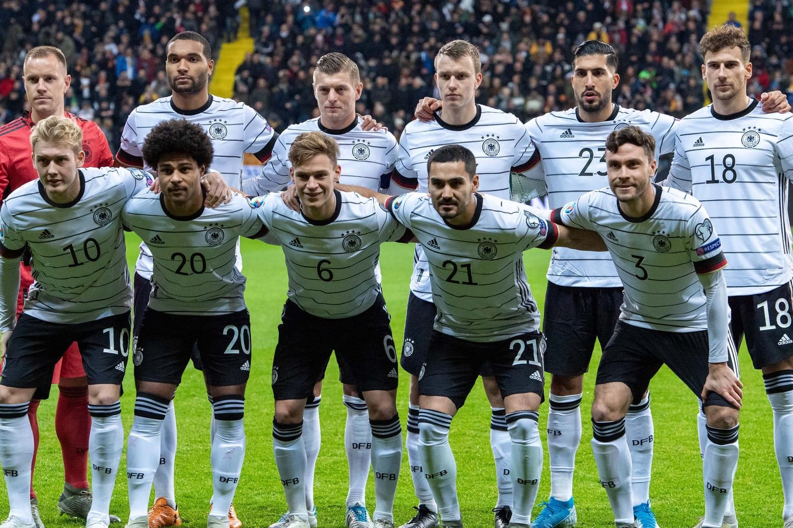 Das Jahr 2019 verlief für die deutsche Nationalmannschaft gut. Von den zehn Spielen des Jahres hat die Löw-Elf nur eines verloren. t-online.de hat Bilanz gezogen und die Durchschnittsnote jedes Spielers errechnet.