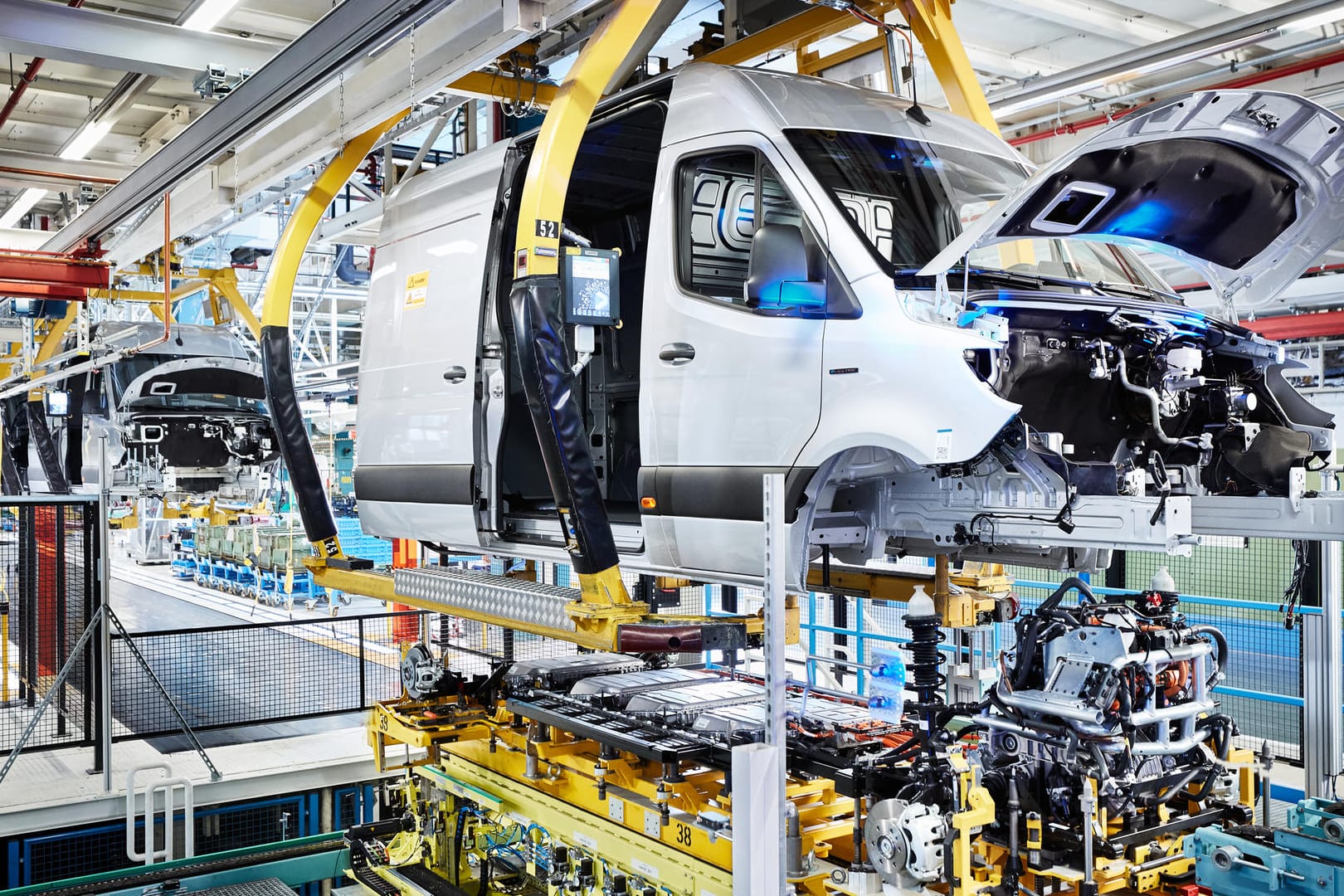 Mercedes-Benz-Werk in Düsseldorf: Hier wird der eSprinter gebaut.