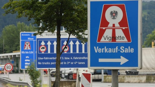 Autobahnvignette in Österreich