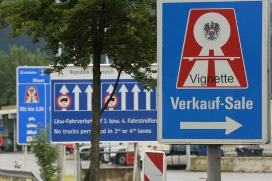 Autobahnvignette in Österreich