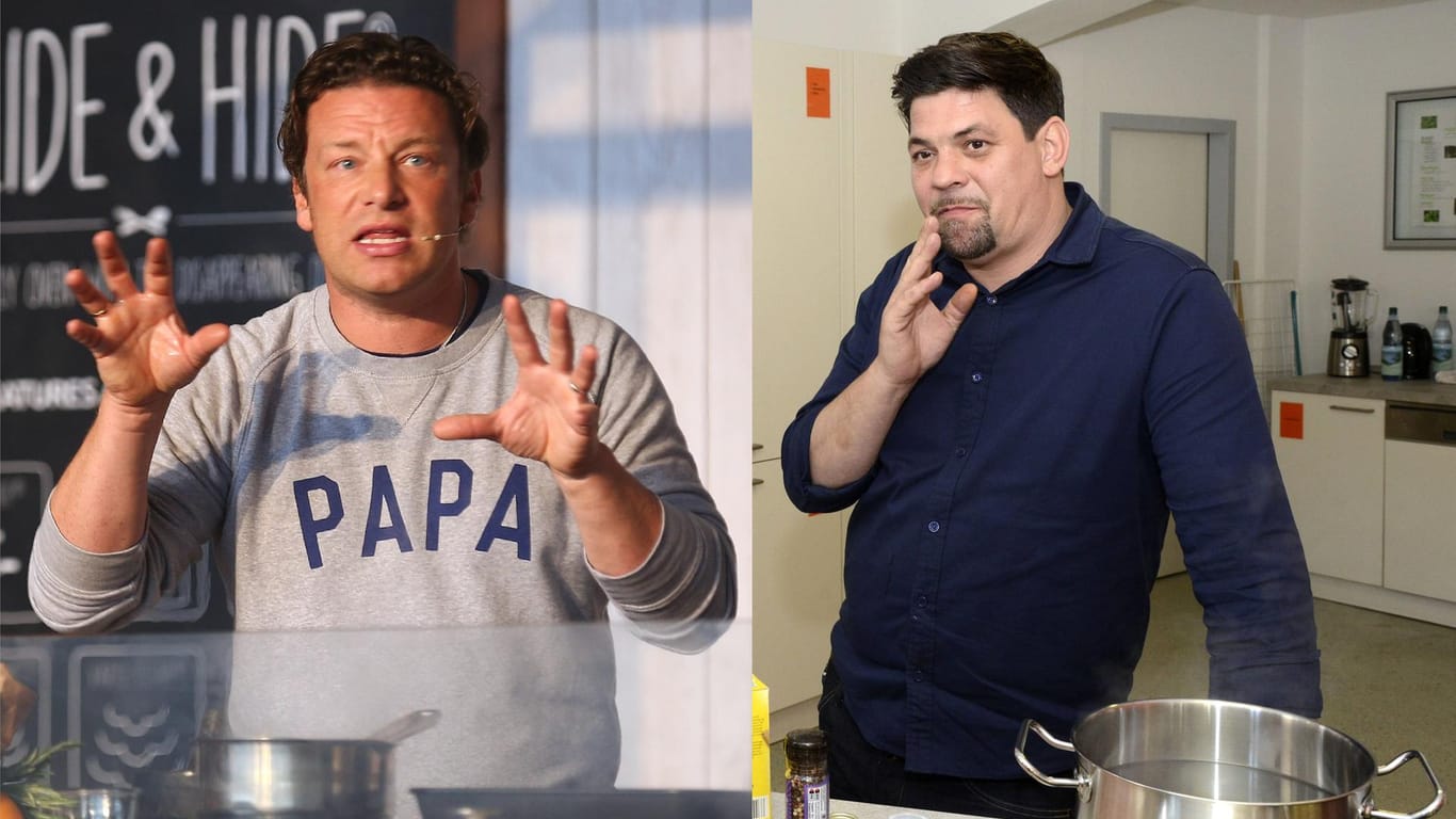 Jamie Oliver und Tim Mälzer: Die beiden Köche wollen gegeneinander antreten.