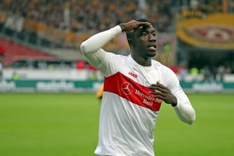 Der kongolesische Fußballer des VfB Stuttgart: Silas Wamangituka.