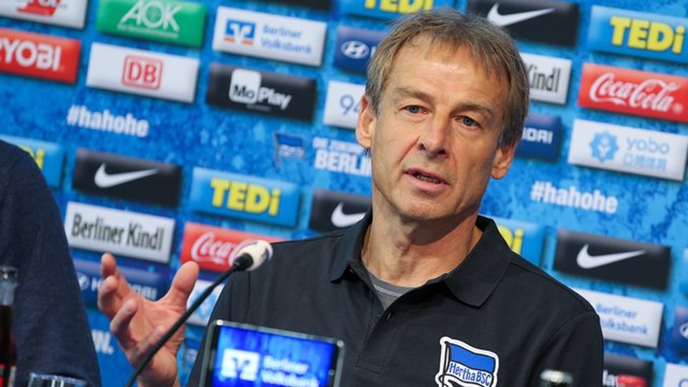 Hertha-Coach Jürgen Klinsmann hat hohen Respekt vor Joachim Streich.