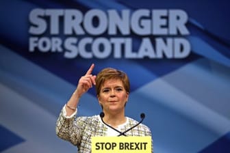 Nicola Sturgeon, Schottlands Premierministerin und SNP-Vorsitzende, Ende November in Glasgow.