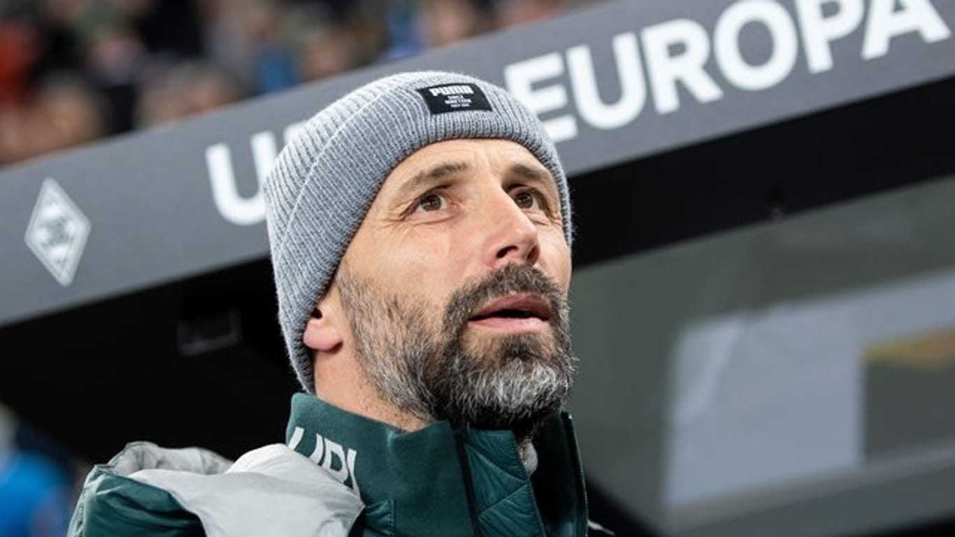 Muss mit Gladbach das Euro-Aus verdauen: Trainer Marco Rose.