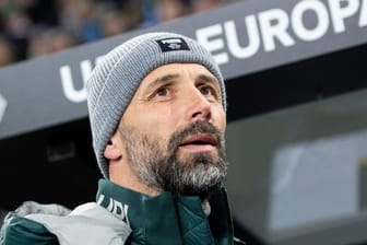 Muss mit Gladbach das Euro-Aus verdauen: Trainer Marco Rose.