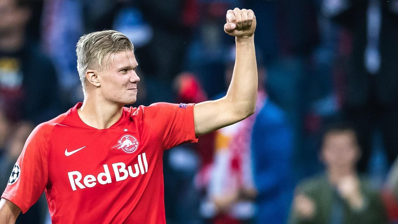 Umworben: Salzburgs Erling Haaland ist der Senkrechtstarter der Saison.