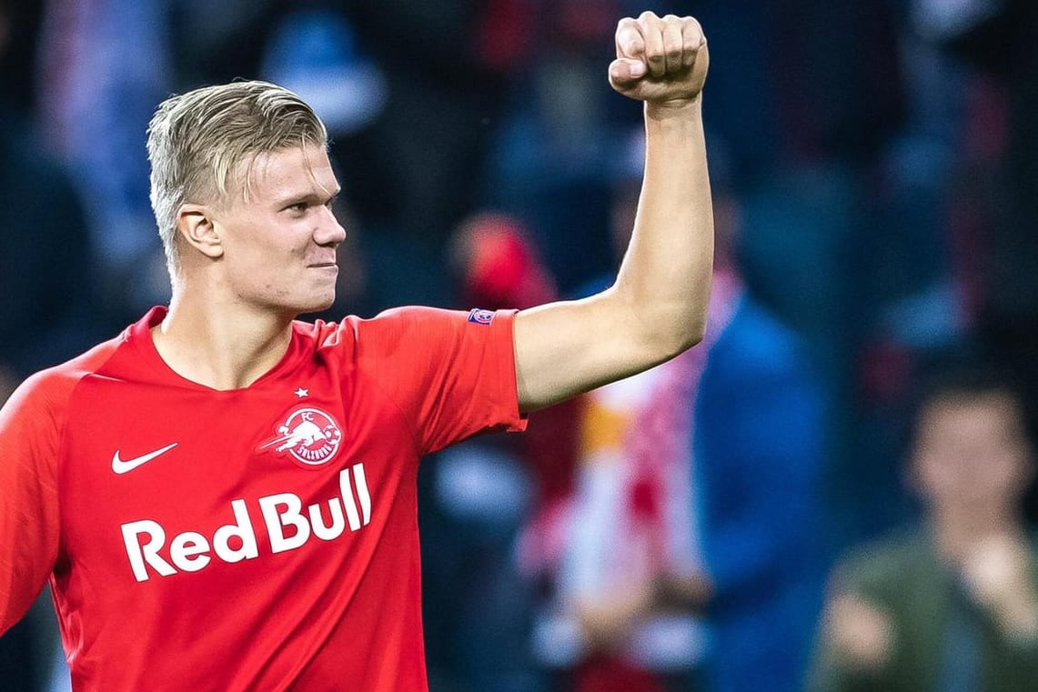 Umworben: Salzburgs Erling Haaland ist der Senkrechtstarter der Saison.