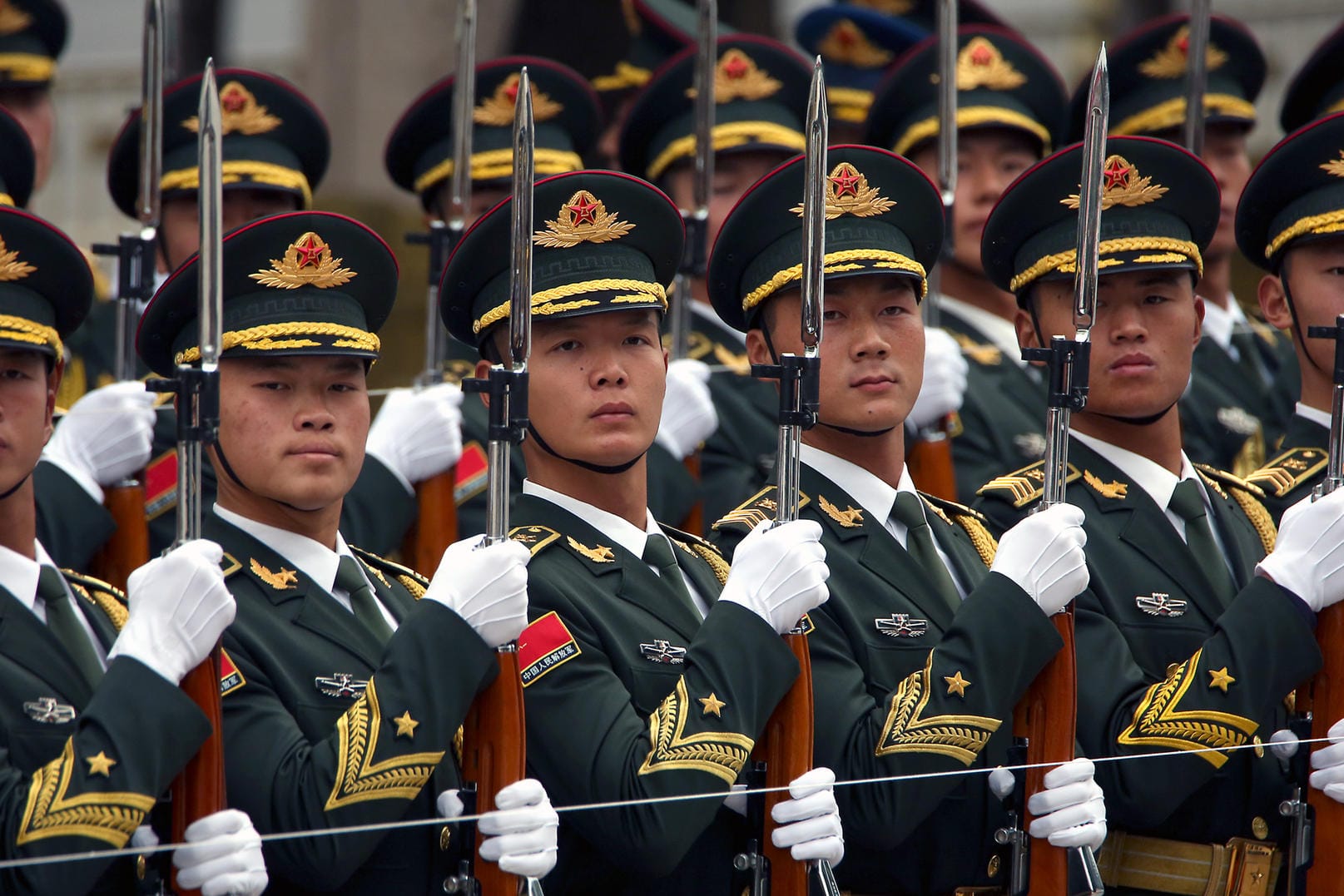 Chinesische Soldaten: Das Reich der Mitte rüstet auch militärisch auf.