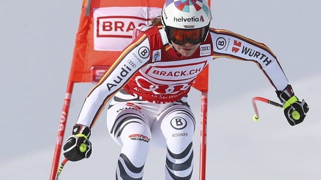 Viktoria Rebensburg kam beim Super-G in St.