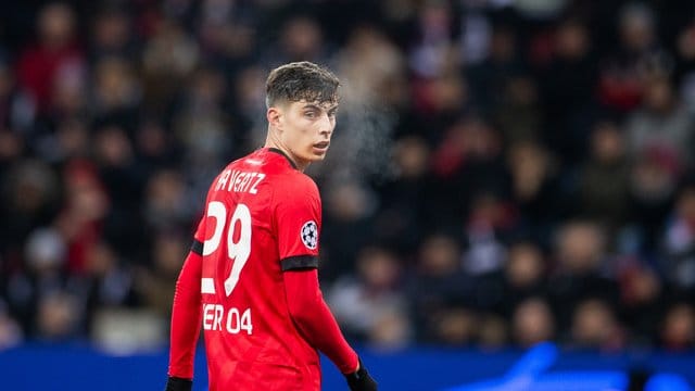 Der Leverkusener Kai Havertz absolvierte sein 100. Der Leverkusener Kai Havertz absolvierte sein 100.