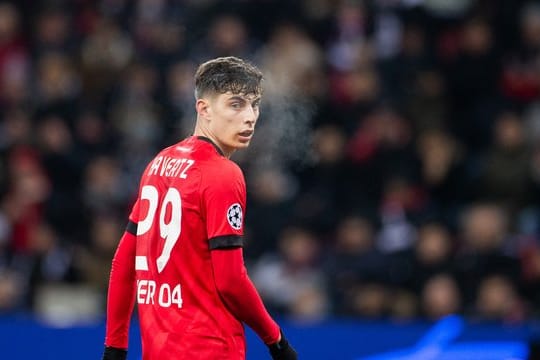 Der Leverkusener Kai Havertz absolvierte sein 100.