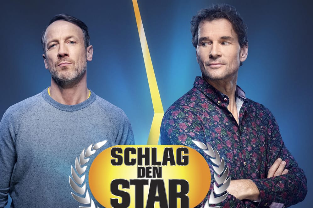 "Schlag den Star": Wotan Wilke Möhring (l.) trat gegen Jens Lehmann (r.) an.