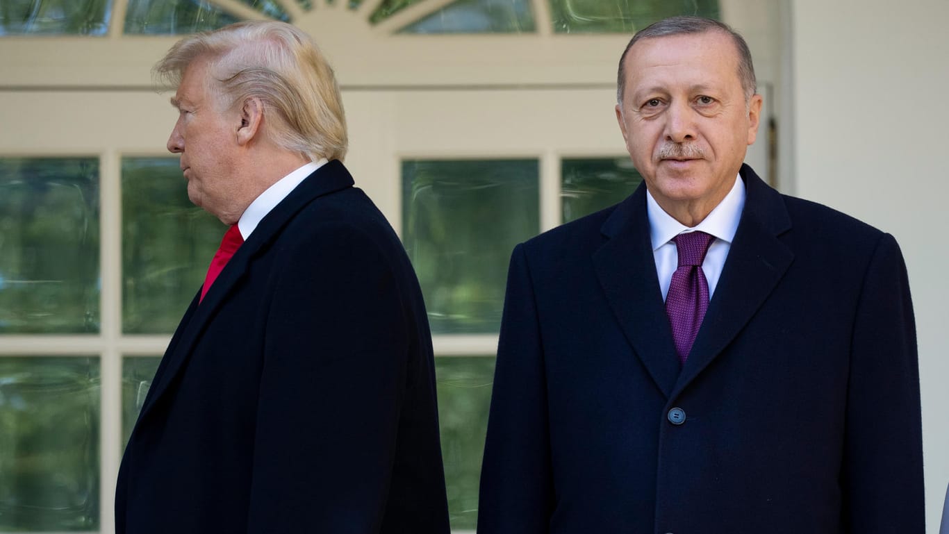 Trump empfängt Erdogan im Weißen Haus (Archivbild): Die Beziehung zwischen der Türkei und den USA ist angespannt.