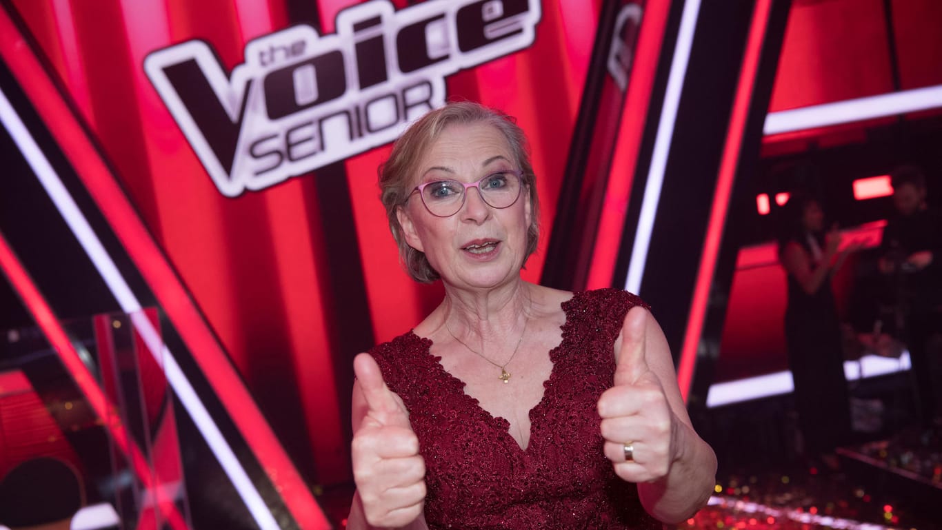 "The Voice Senior": Die Kandidatin Monika Smets gewinnt das Finale der Sat.1-Show.