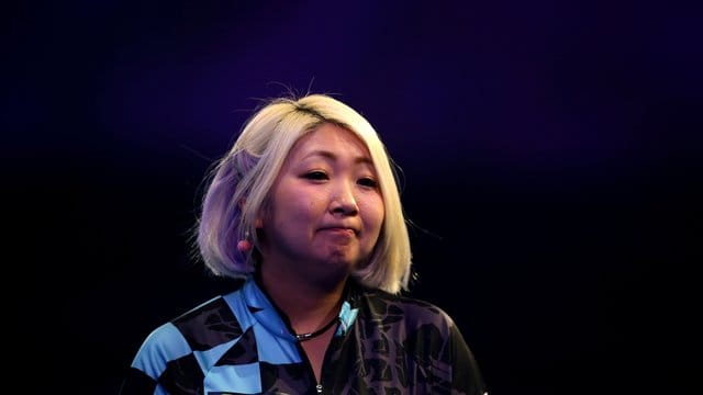 Ausgeschieden bei der Darts-WM: Mikuru Suzuki aus Japan.