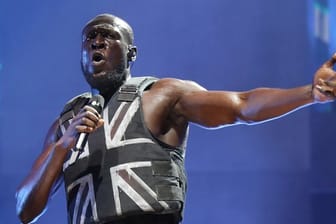 Stormzy beim Glastonbury Festival.