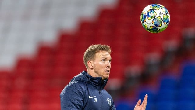 Freut sich schon auf Jose Mourinho und Tottenham Hotspur: Leipzigs Trainer Julian Nagelsmann. Freut sich schon auf Jose Mourinho und Tottenham Hotspur: Leipzigs Trainer Julian Nagelsmann.