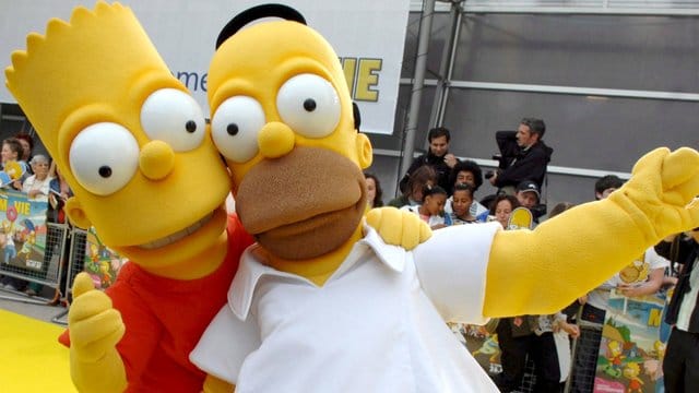 Homer und Bart Simpson werden 30 Jahre alt.