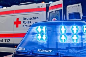 Polizei und Krankenwagen an einer Unfallstelle: Auf der B 109 bei Diedrichshagen starben eine 66-Jährige, ein 79-Jähriger und ein 27-Jähriger. (Symbolfoto)