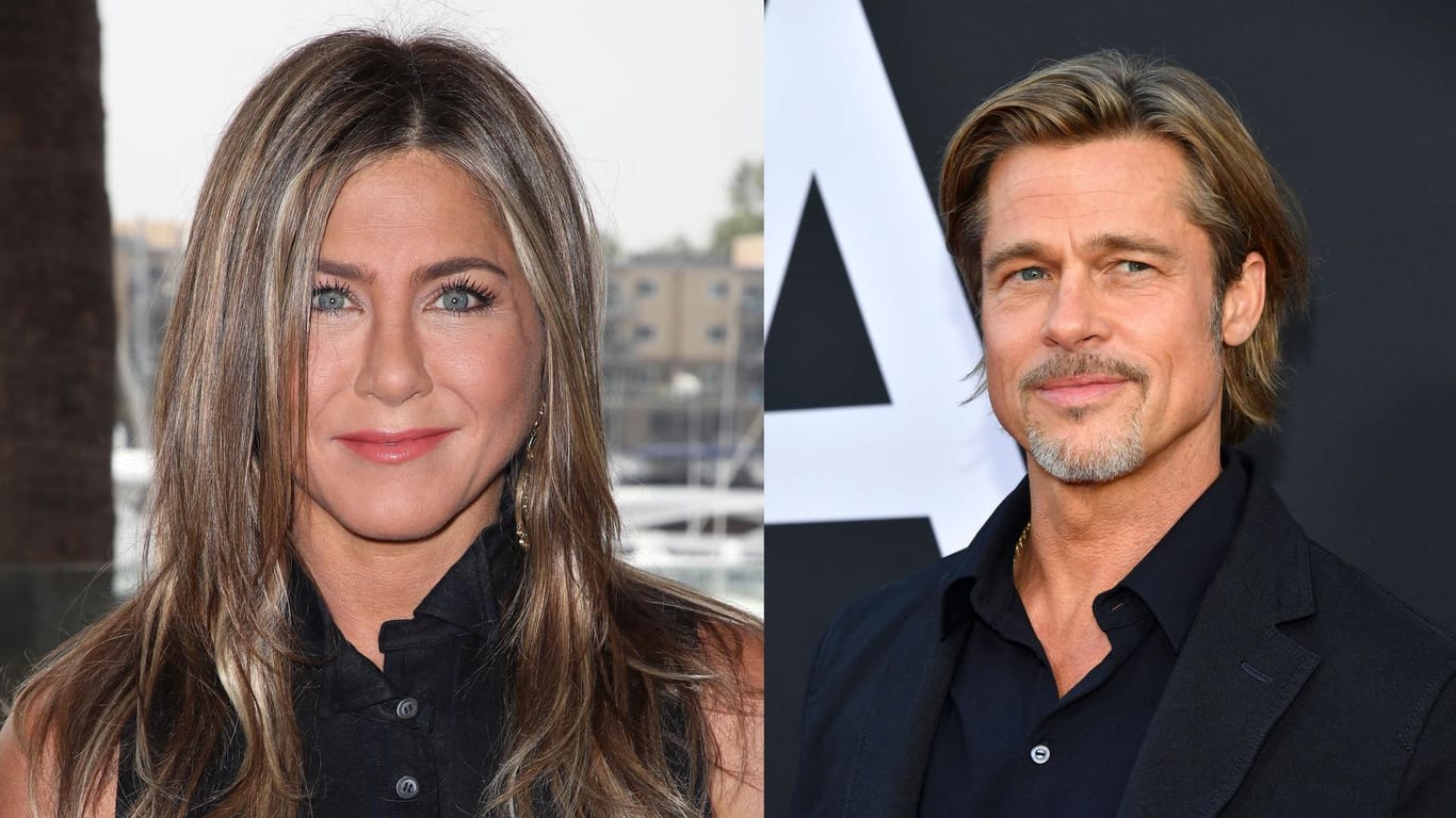 Jennifer Aniston und Brad Pitt: Sie haben sich auf einer Weihnachtsparty getroffen.