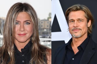 Jennifer Aniston und Brad Pitt: Sie haben sich auf einer Weihnachtsparty getroffen.