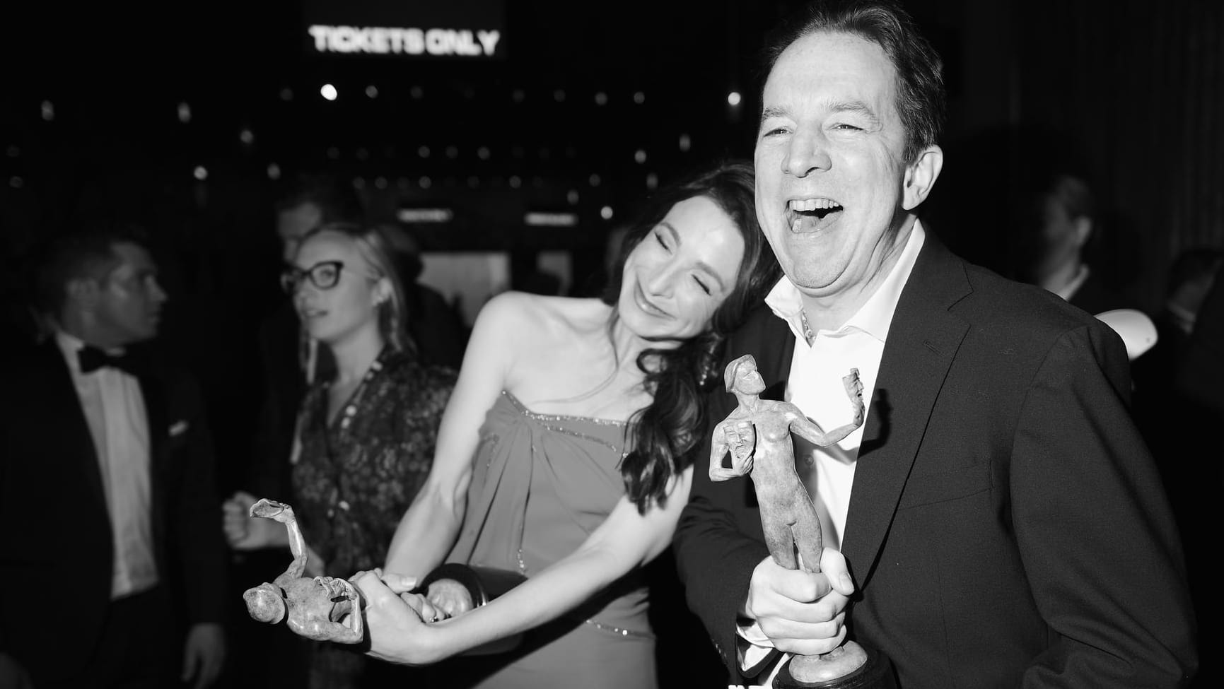 Brian Tarantina: Hier ist der "The Marvelous Mrs. Maisel"-Star gemeinsam mit seiner Kollegin Marin Hinkle bei den Screen Actors Guild Awards im Januar 2019 zu sehen