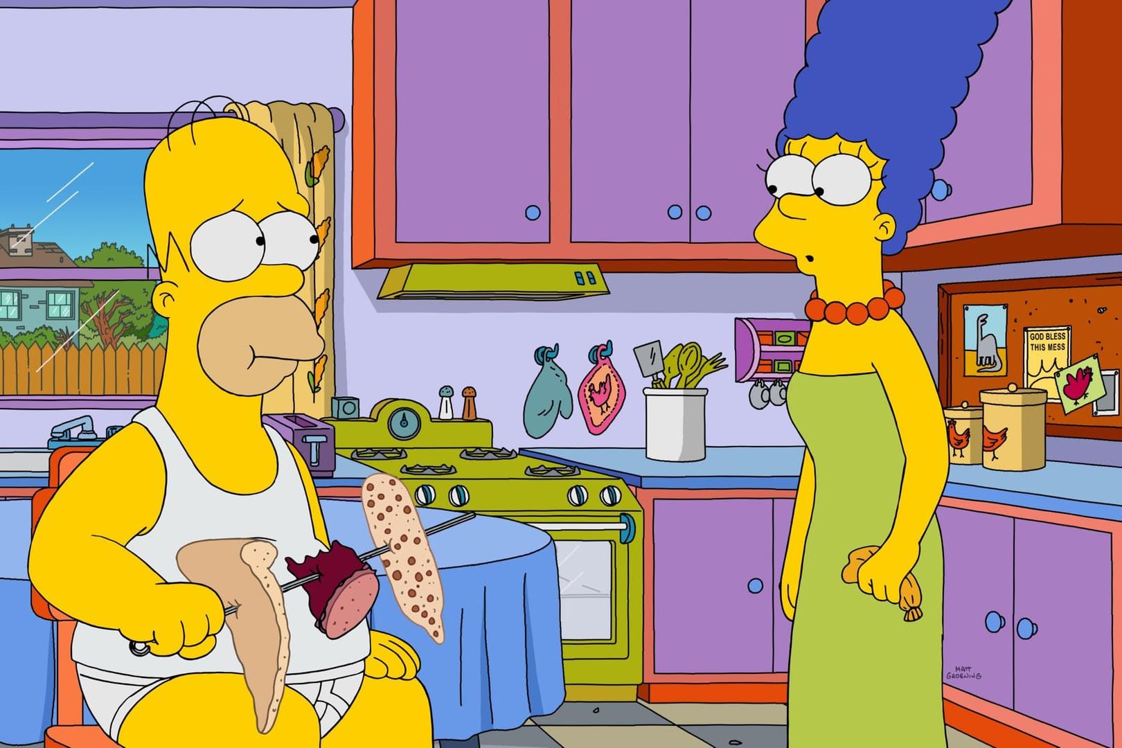 Homer Simpson und seine Frau Marge: Die gelben Helden aus Springfield feiern Geburtstag.